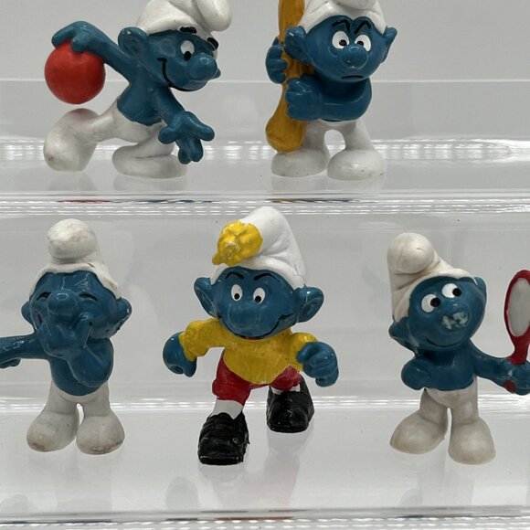 Vintage Smurfs Smurfette Smurf PVC Figures Lot of 7 Schleich Peyo - Picture 3 of 14